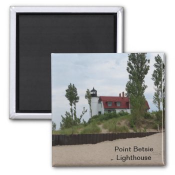 Point Betsie Lighthouse Magnet by lighthouseenthusiast at Zazzle
