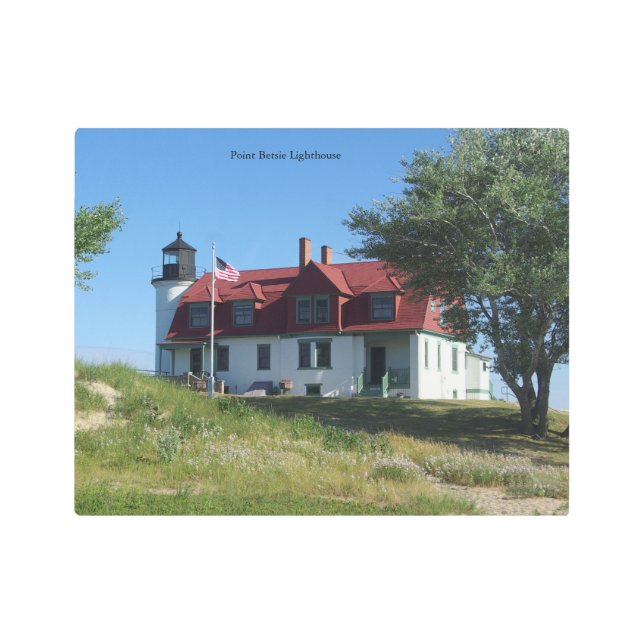 Point Betsie Lighthouse metal wall art (Front)