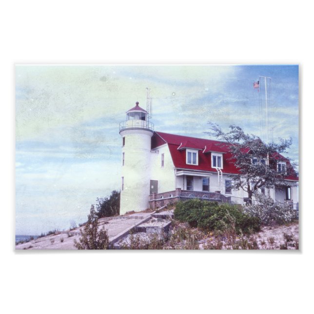 Point Betsie Lighthouse Photograpic Print (Front)
