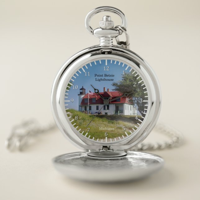 Point Betsie Lighthouse pocket watch (Inside)
