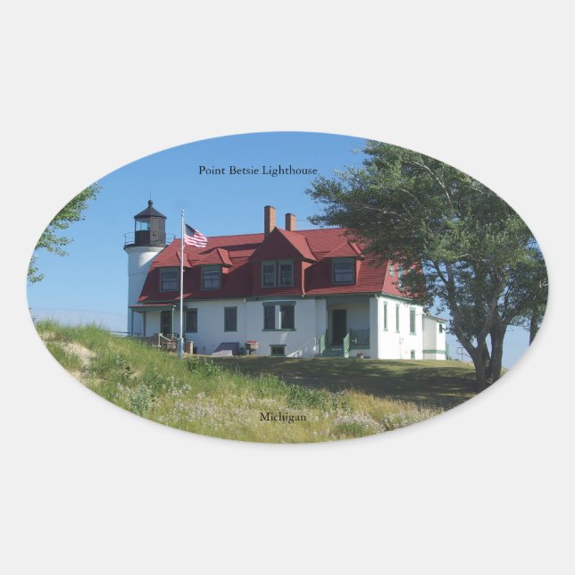 Point Betsie Lighthouse sticker (Front)