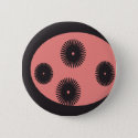 point black and pink background abstract pinback button
