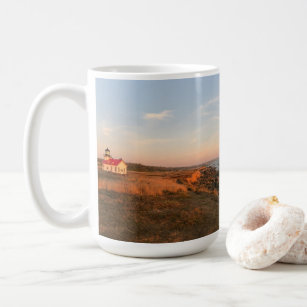 Point Cabrillo Lighthouse Sunset Mendocino Photo Coffee Mug