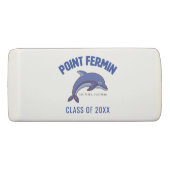 Point Fermin Elementary School Logo Class of Grad Eraser (Back)
