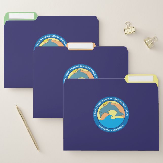 Point Fermin Elementary School Logo File Folder (Set)