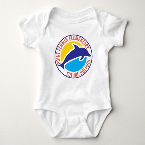 Point Fermin Elementary School Logo Future Student Baby Bodysuit