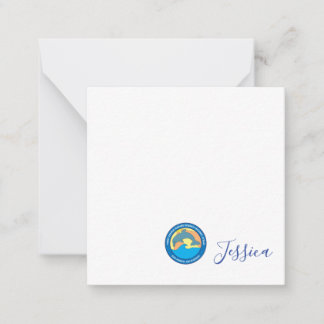 Point Fermin Elementary School Logo Note Card