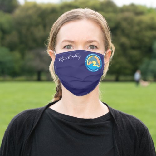Point Fermin Elementary School Logo Personalized Adult Cloth Face Mask