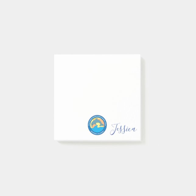 Point Fermin Elementary School Logo Personalized Post-it Notes (Front)