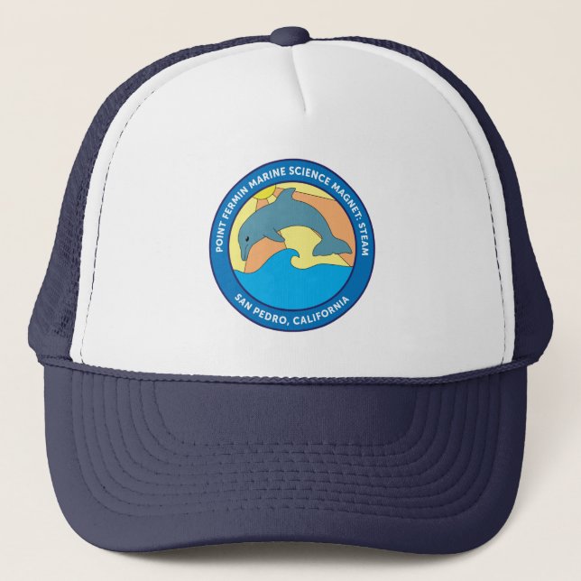 Point Fermin Elementary School Logo Trucker Hat (Front)