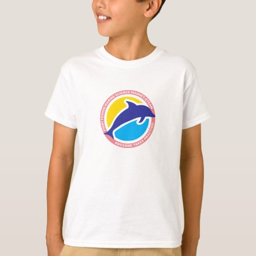 Point Fermin Elementary School Motto Dolphin Color T_Shirt