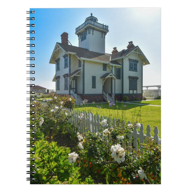 Point Fermin Lighthouse Photography San Pedro Art Notebook (Front)
