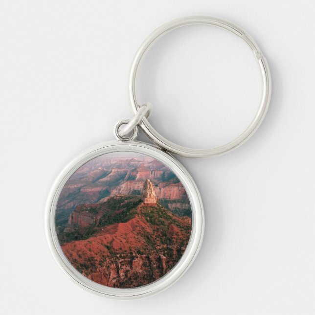 Point Imperial and Mount Hayden at Sunset Keychain (Front)