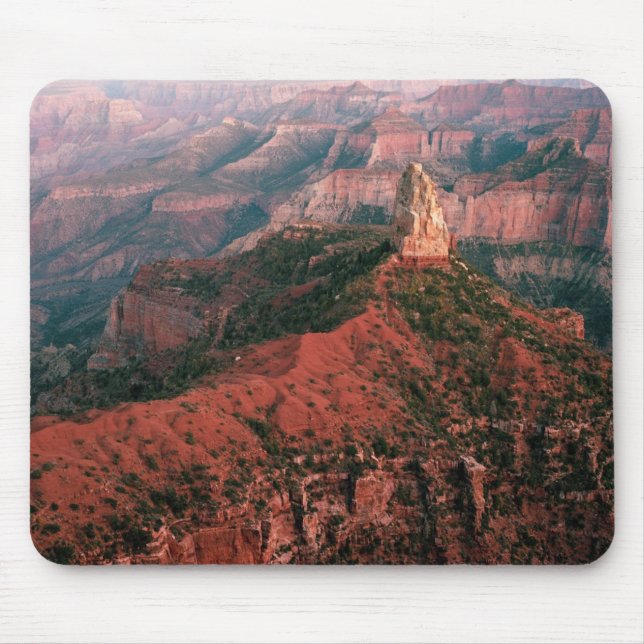 Point Imperial and Mount Hayden at Sunset Mouse Pad (Front)