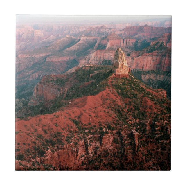 Point Imperial and Mount Hayden at Sunset Tile (Front)