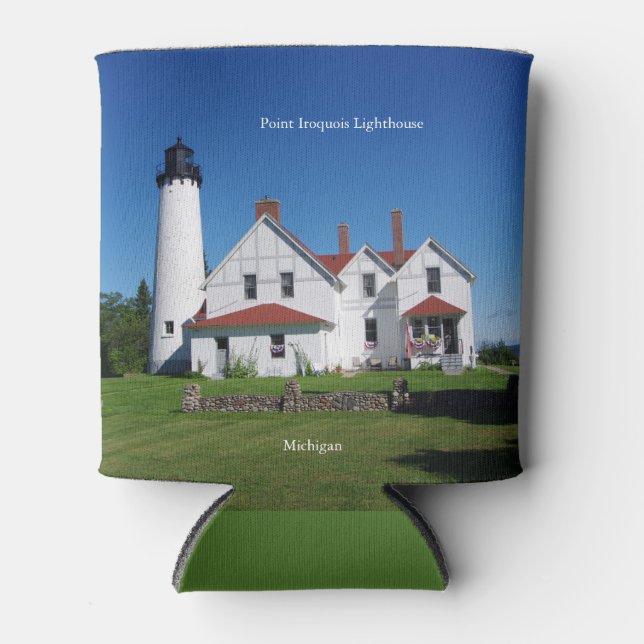 Point Iroquois Lighthouse can cooler (Front)