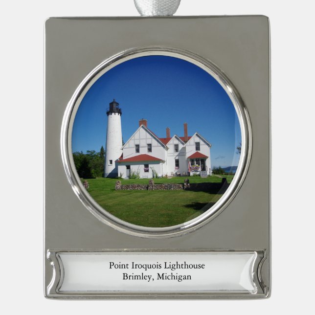 Point Iroquois Lighthouse ornament (Front)