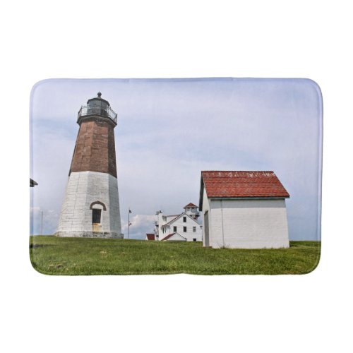 Point Judith Lighthouse Rhode Island Bath Mat