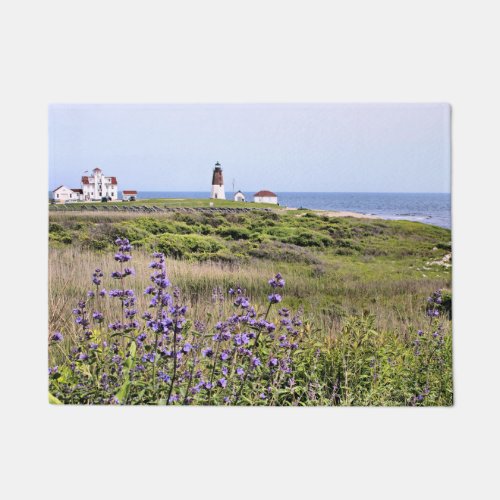 Point Judith Lighthouse Rhode Island Door Mat