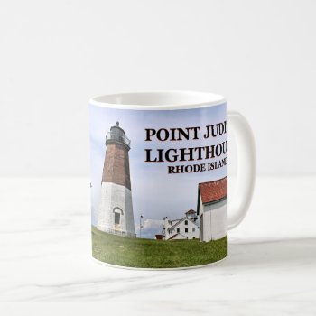 Point Judith Lighthouse  Rhode Island Mug by LighthouseGuy at Zazzle