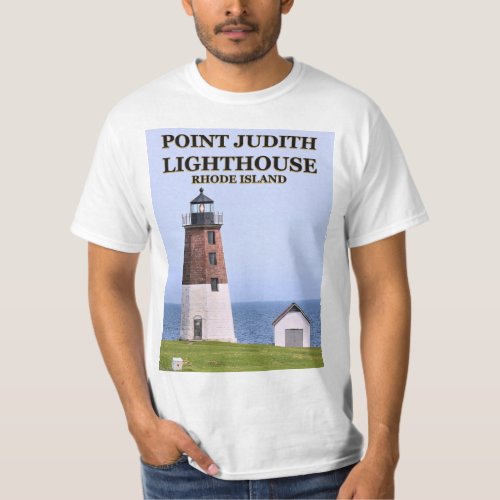 Point Judith Lighthouse Rhode Island T_Shirt