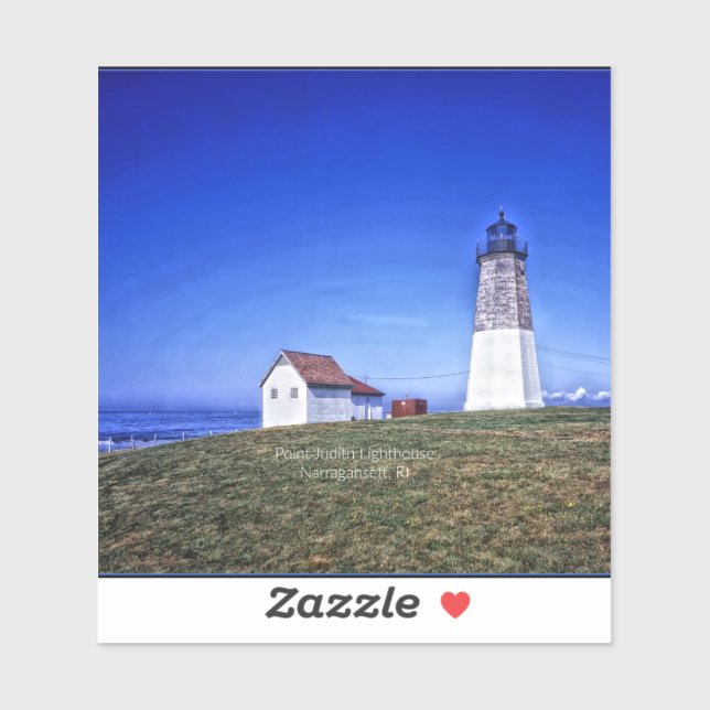 Point Judith Lighthouse, RI Sticker (Sheet)