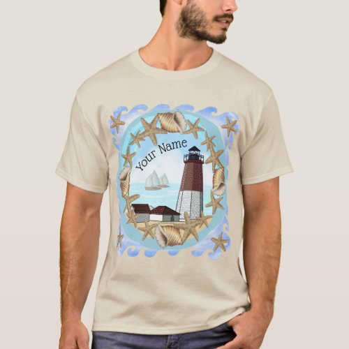 Point Judith Lighthouse t_shirt