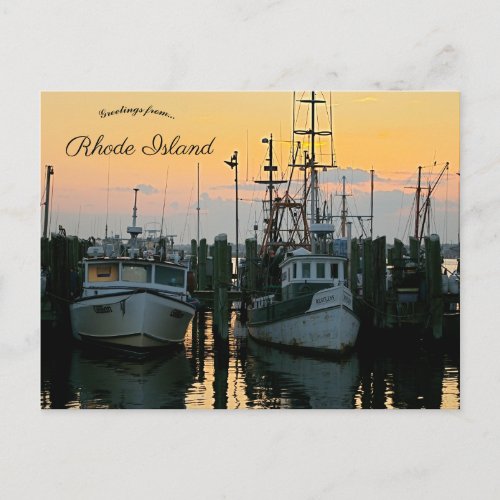 Point Judith Narragansett Bay Rhode Island Postcard