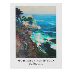 Point Lobos Monterey Peninsula California Coast Faux Canvas Print