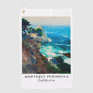 Point Lobos Monterey Peninsula California Coastal Golf Towel