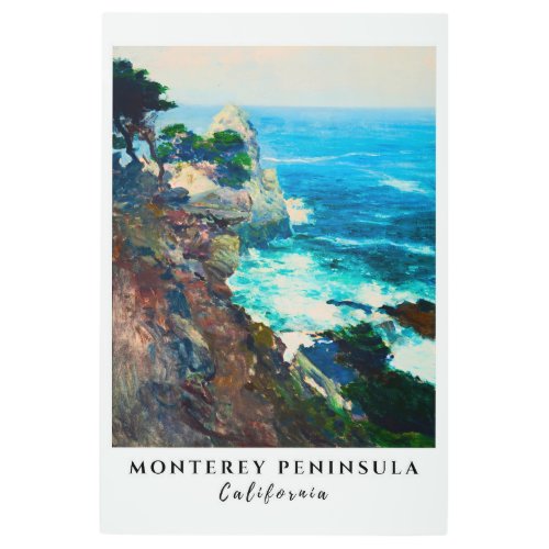Point Lobos Monterey Peninsula California Coastal Metal Print