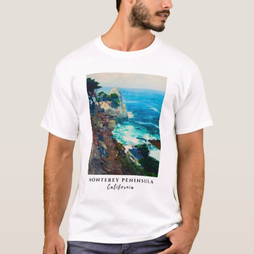 Point Lobos Monterey Peninsula California Seascape T_Shirt