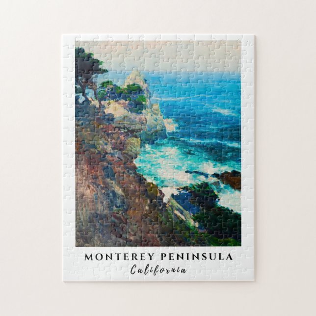 Point Lobos Monterey Peninsula Coastal California  Jigsaw Puzzle (Vertical)