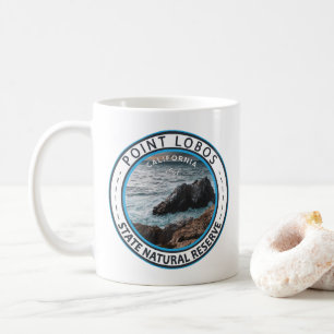 Point Lobos State Natural Reserve California Badge Coffee Mug