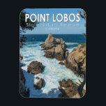 Point Lobos State Natural Reserve California Magnet<br><div class="desc">Point Lobos photorealistic design. The sea near Point Lobos is considered one of the best locations for scuba diving on the Monterey Peninsula and along the California coast.</div>