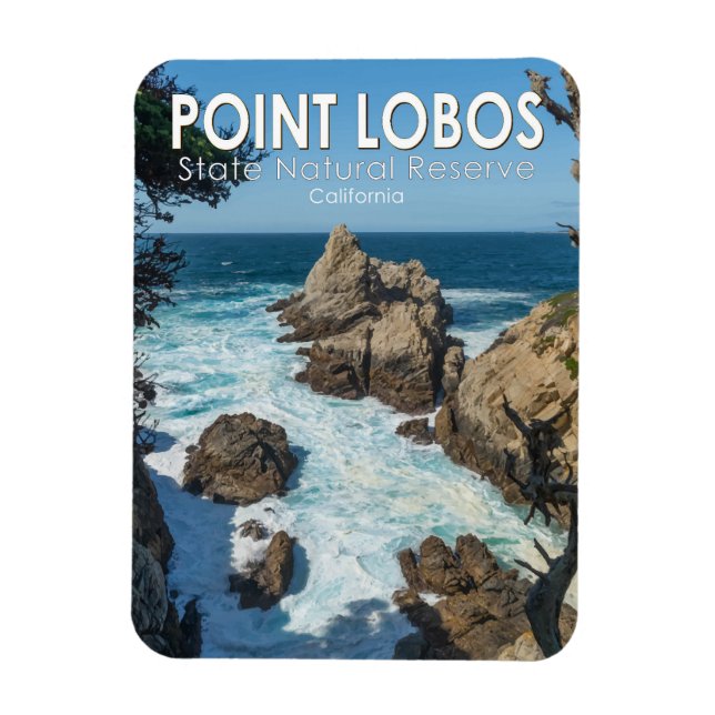 Point Lobos State Natural Reserve California Magnet (Vertical)