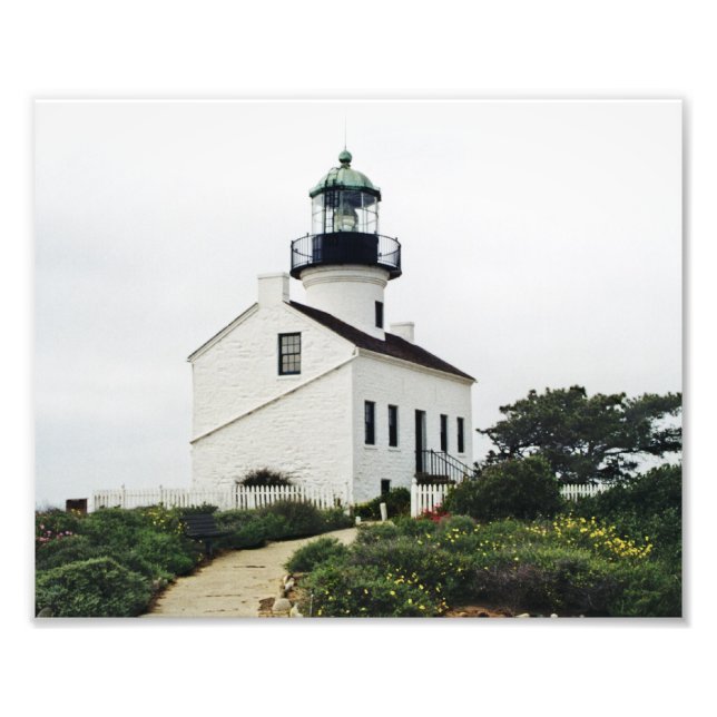 Point Loma Lighthouse Photo Print (Front)