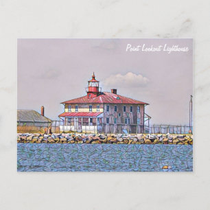 Point Lookout Lighthouse Postcard