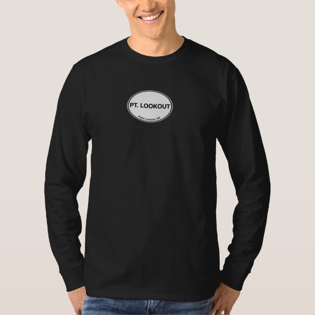 Point Lookout, NY 11569 Long Sleeve Logo T T-Shirt (Front)