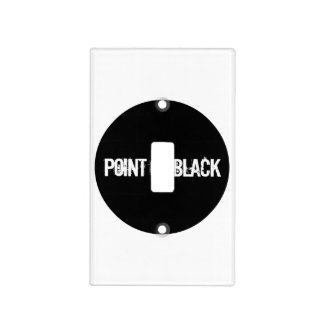 "Point of Black" Light Switch Cover