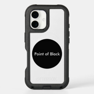 Point of Black iPhone 16 Case