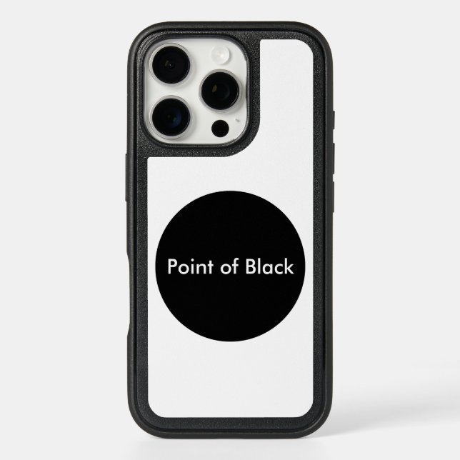 Point of Black Otterbox iPhone Case (Back)