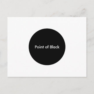 Point of Black Postcard