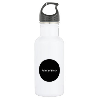 Point of Black Stainless Steel Water Bottle