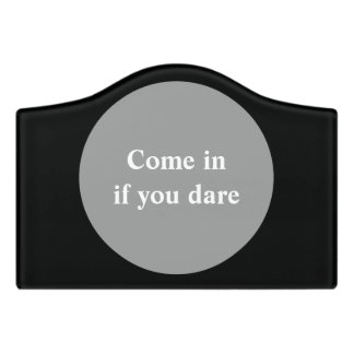 POINT OF INTEREST + your own sign, text & backgr. Door Sign