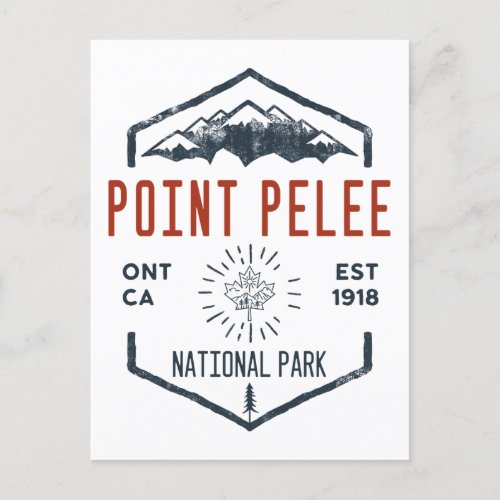 Point Pelee National Park Canada Distressed Postcard
