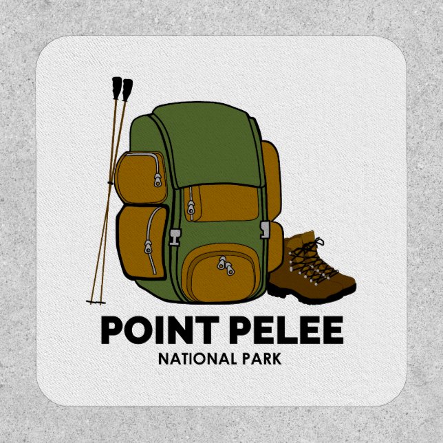 Point Pelee National Park Ontario Canada Backpack Patch (Front)