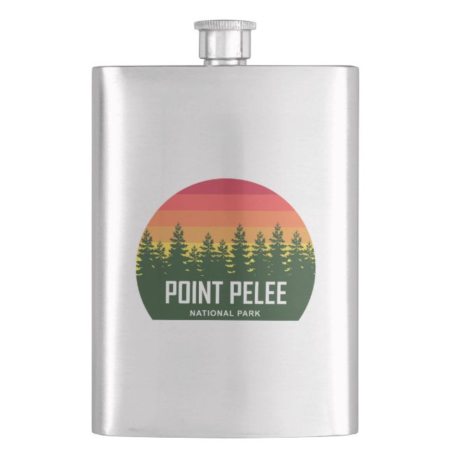 Point Pelee National Park Ontario Canada Flask (Front)