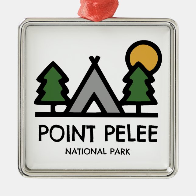 Point Pelee National Park Ontario Canada Metal Ornament (Front)
