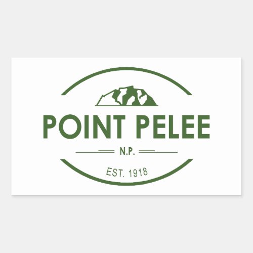 Point Pelee National Park Ontario Canada Rectangular Sticker